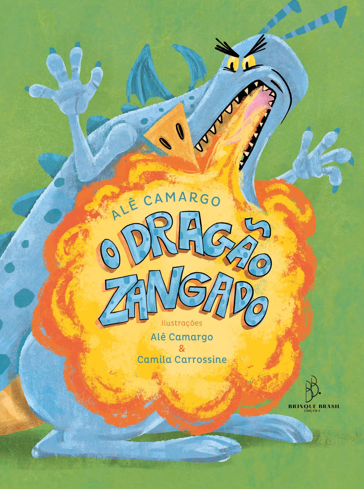 Capa do livro O dragão Zangado, escrito por Alê Camargo