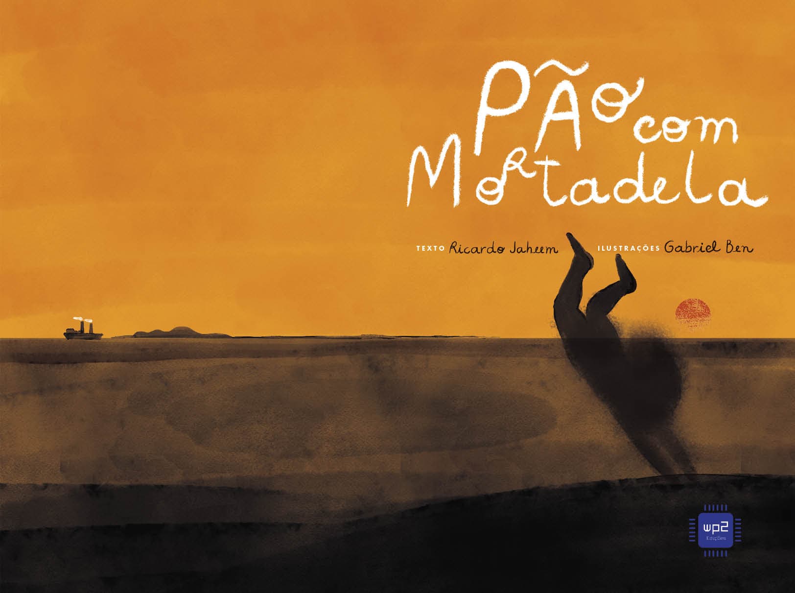 Capa do livro Pão com mortadela, escrito por Ricardo Jaheem