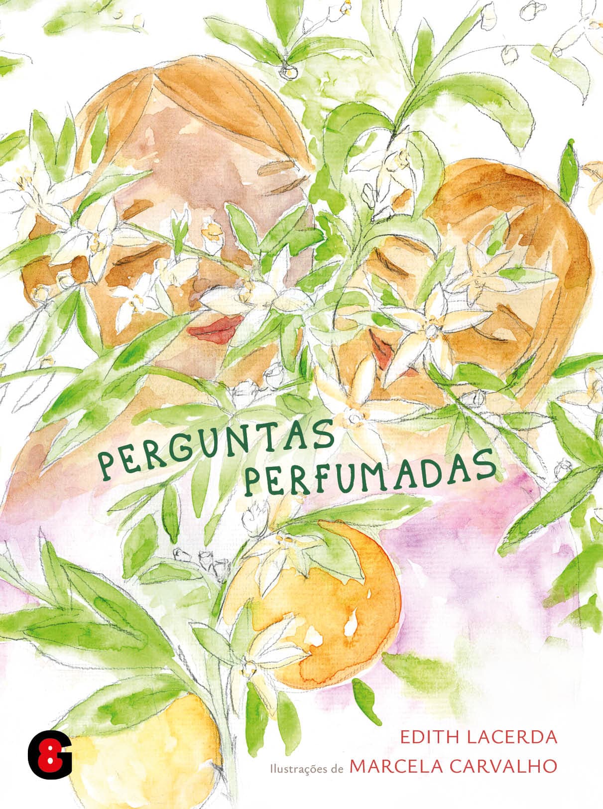 Capa do livro Perguntas Perfumadas, escrito por Edith Lacerda