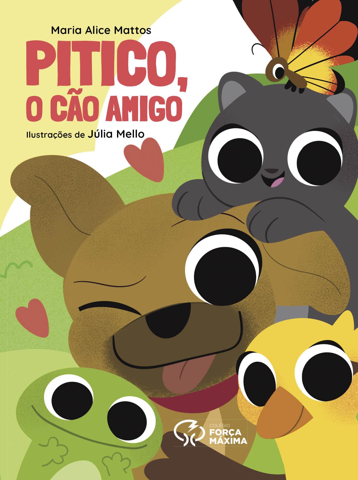 Capa do livro Pitico, o cão amigo, escrito por Maria Alice Mattos