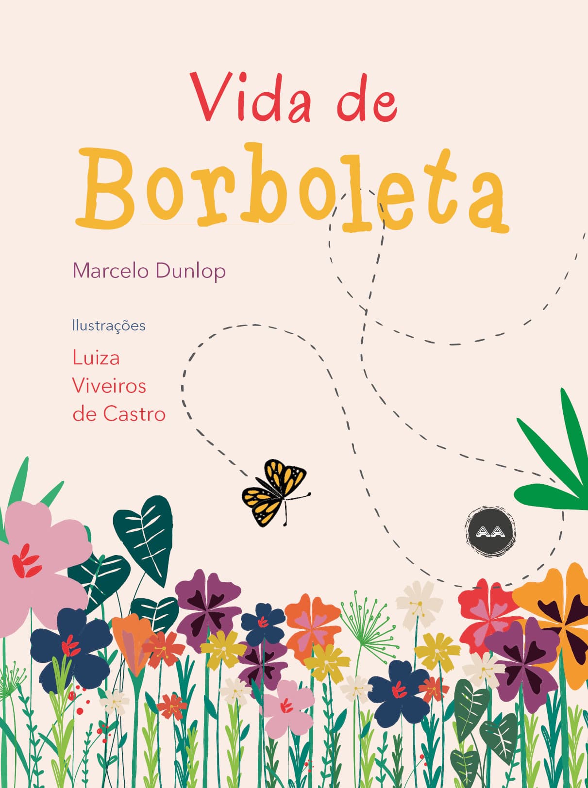 Capa do livro Vida de borboleta, escrito por Marcelo Dunlop